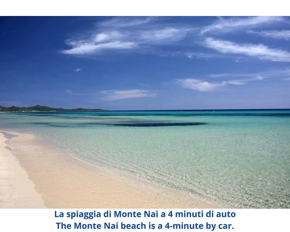 2 Minute Walk To The Sea-New, Modern With Air Conditioning Costa Rei